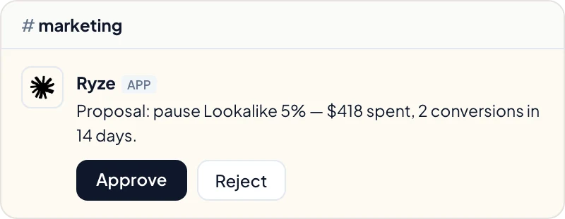 Approve from Slack
